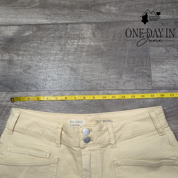 Pilcro Straight Leg Jeans Size 30 (10) - Picture 3 of 6